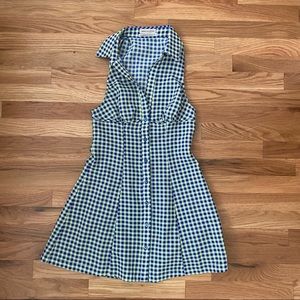 Urban Outfitters Tia Button-Front Mini Dress